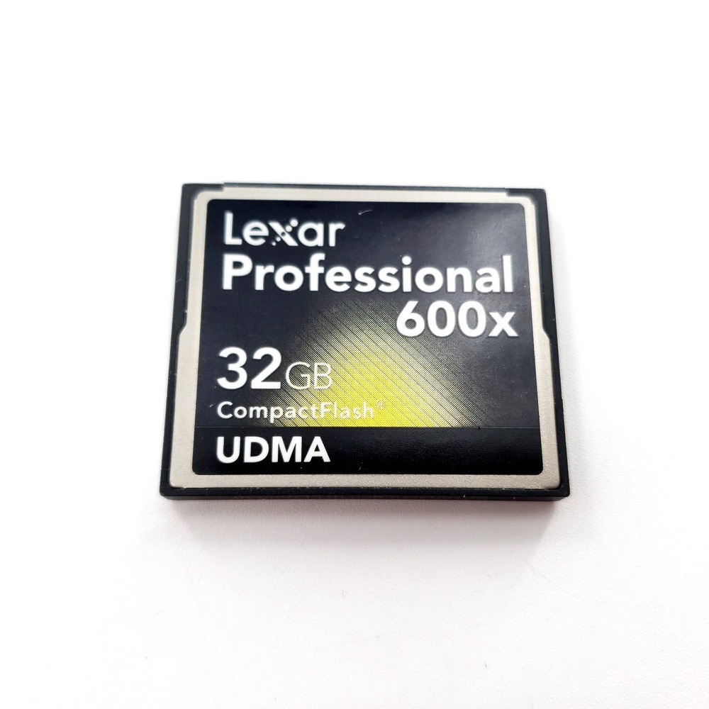 Lexar Professional 600X 32GB Compact Flash CF Card UDMA Tested & Works
